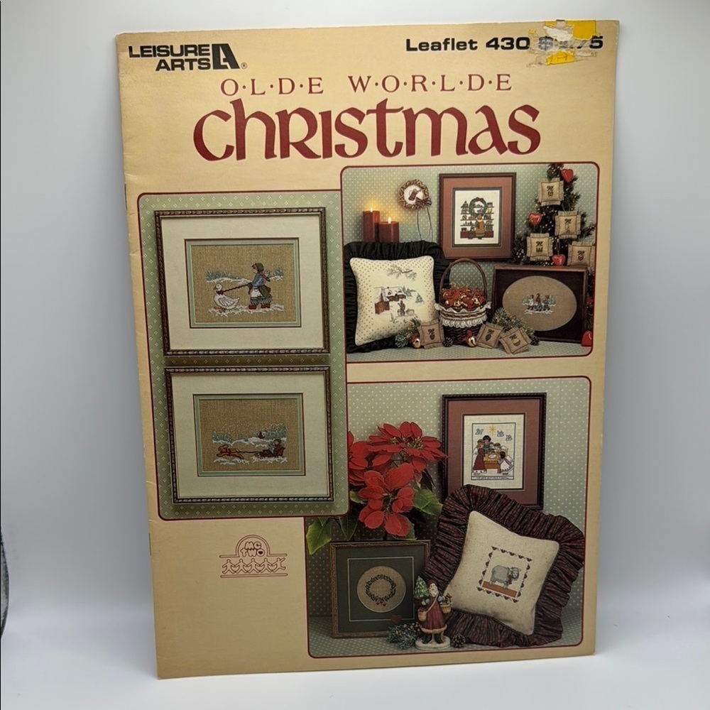 Leisure Arts Cross Stitch Olde Worlde Christmas Leaflet #430